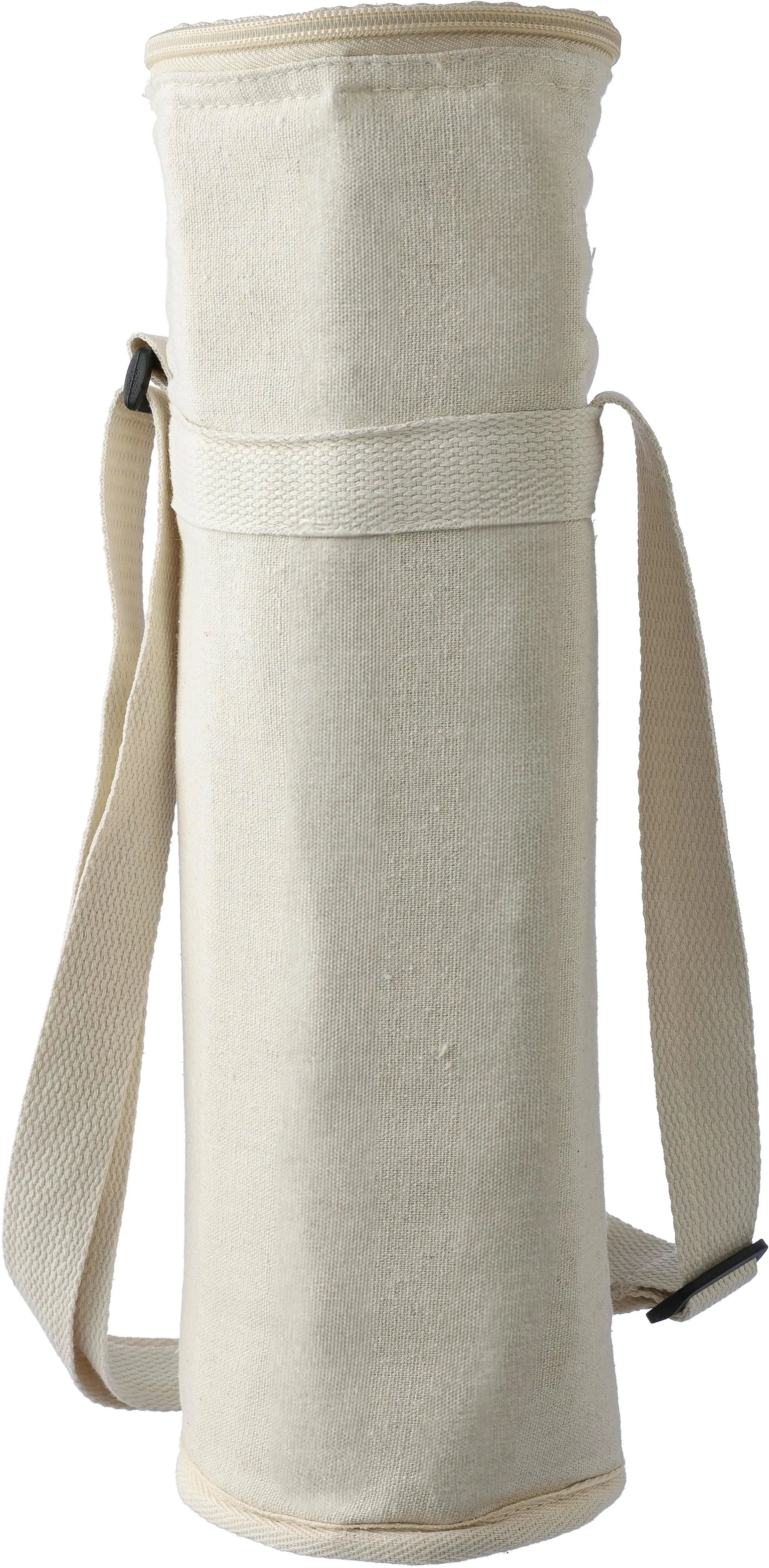 Gerecycled katoen (270 gsm) fleskoeltas Eugene khaki (écru)