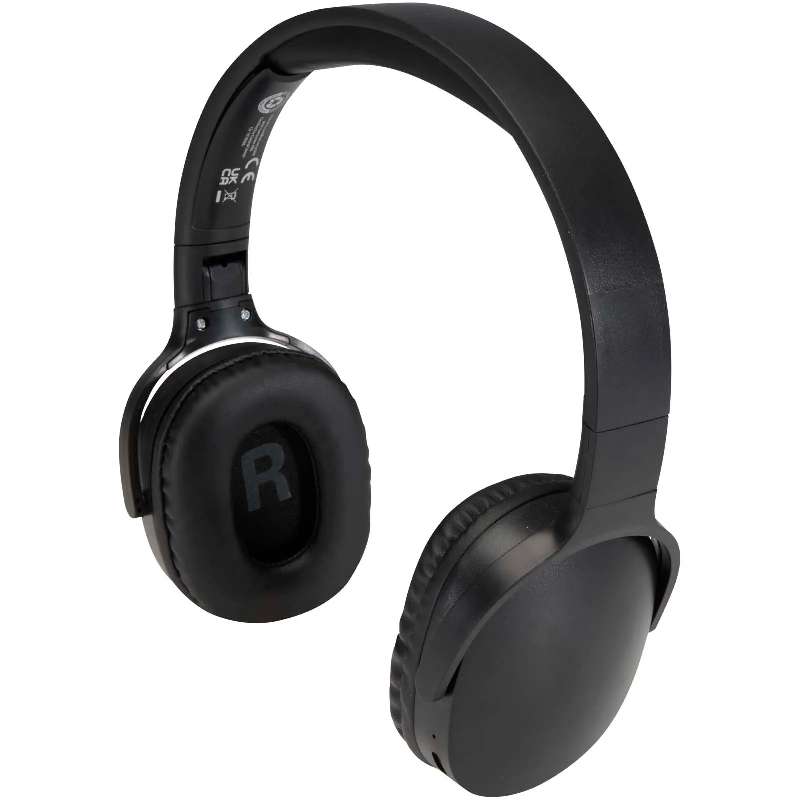 Ancha gerecycleerde plastic draadloze Bluetooth®-hoofdtelefoon over-ear Zwart