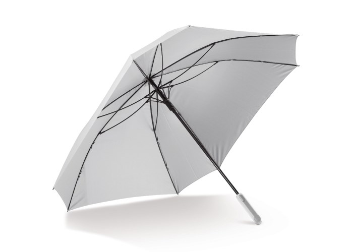 Deluxe vierkante paraplu met draaghoes 27” auto open