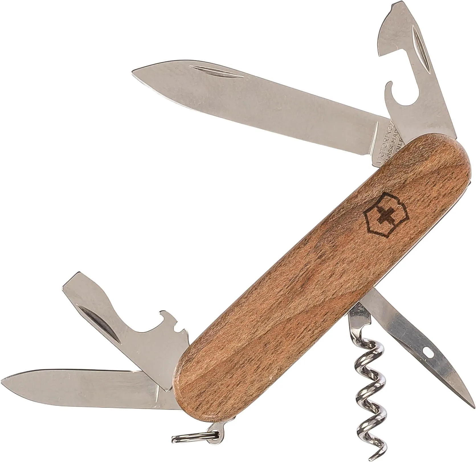 Victorinox zakmes Swiss Army Spartan Wood houtbruin