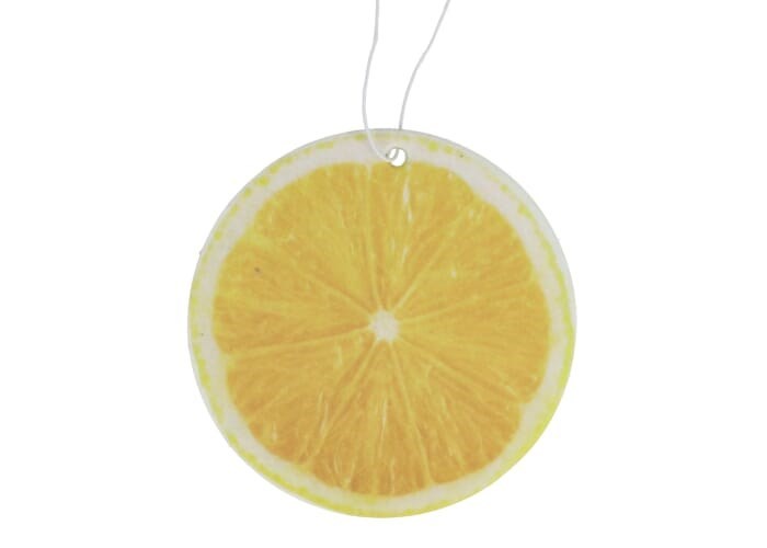 Auto luchtverfrisser rond met citoengeur