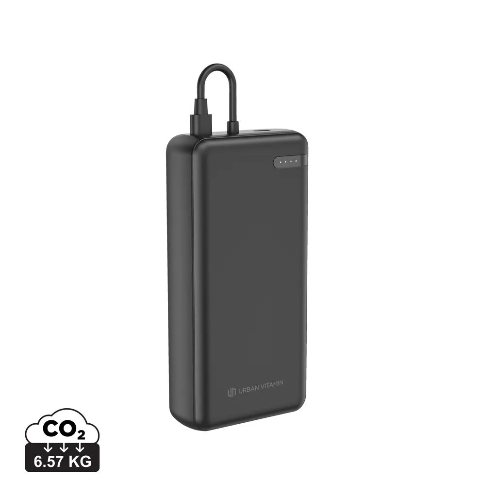 Urban Vitamin Menlo Park RCS rplastic 20.000 20WPD powerbank zwart