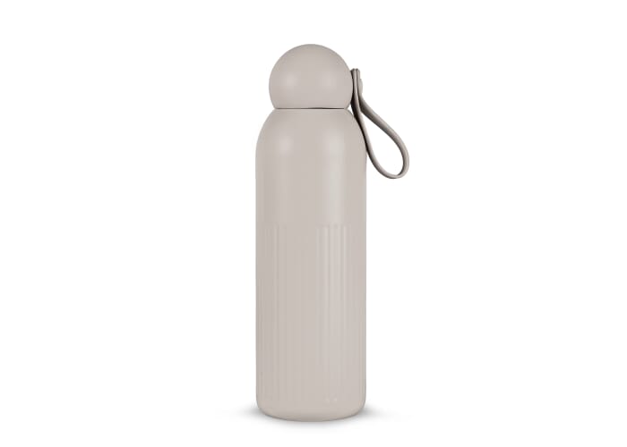 Sagaform Tekla stalen fles (gerecycled) 500 ml Beige