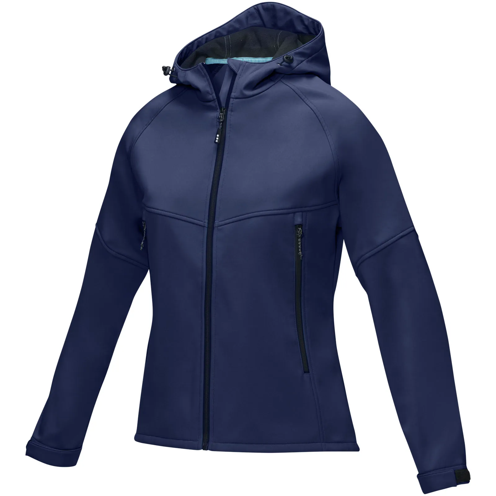 Coltan dames GRS-gerecycled softshell jack Marineblauw