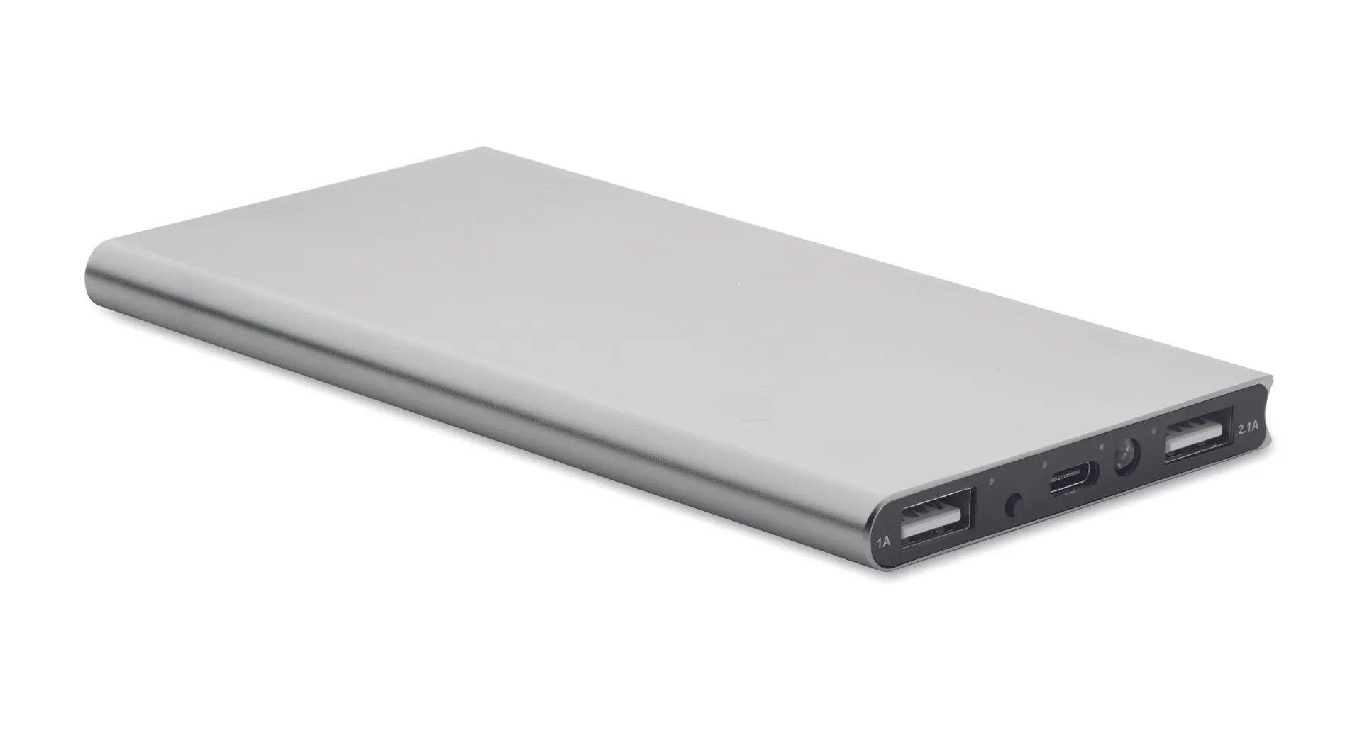 Powerbank 8000 mAh Mat Zilver