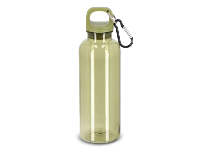 Noa waterfles R-PET 500 ml Transparant Transparant / Olijfgroen