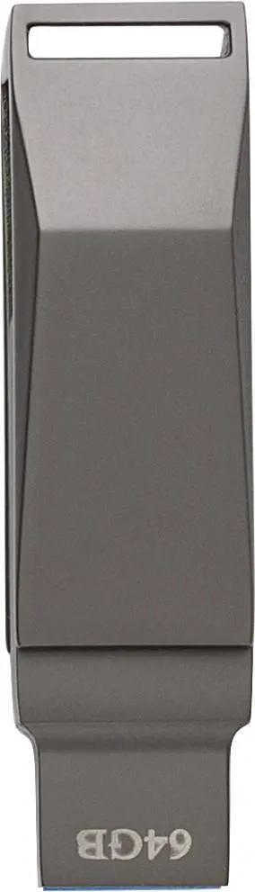 Zinklegering USB-stick Dorian gun metal