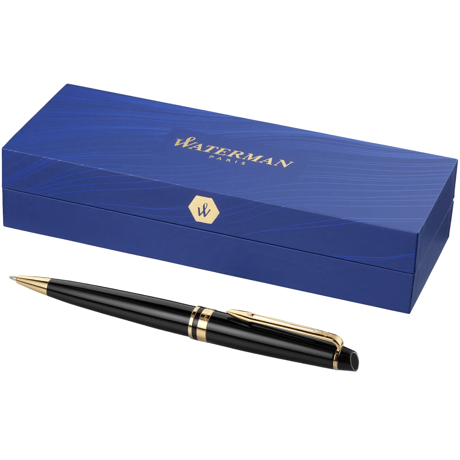 Waterman Expert balpen (blauwe inkt) Zwart