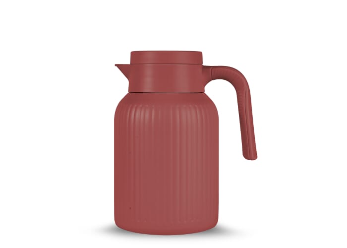 Sagaform Trine Thermoskan (gerecycled) 1.5 L Donker Rood