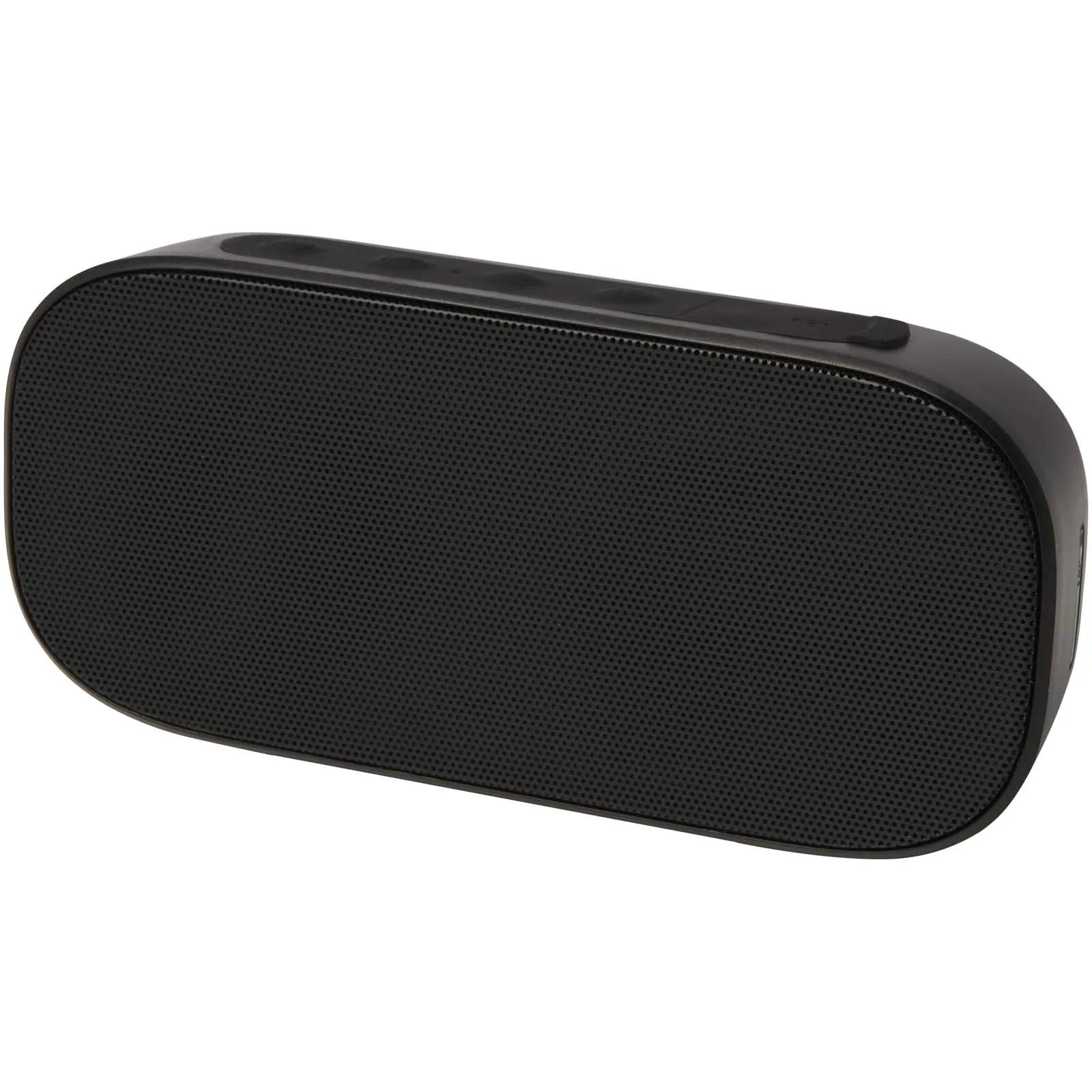 Stark 2.0 5 W gerecycled plastic IPX5 Bluetooth® speaker  Zwart