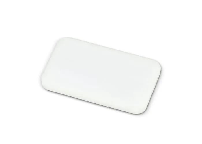 Naambord magneet 50x30mm Wit