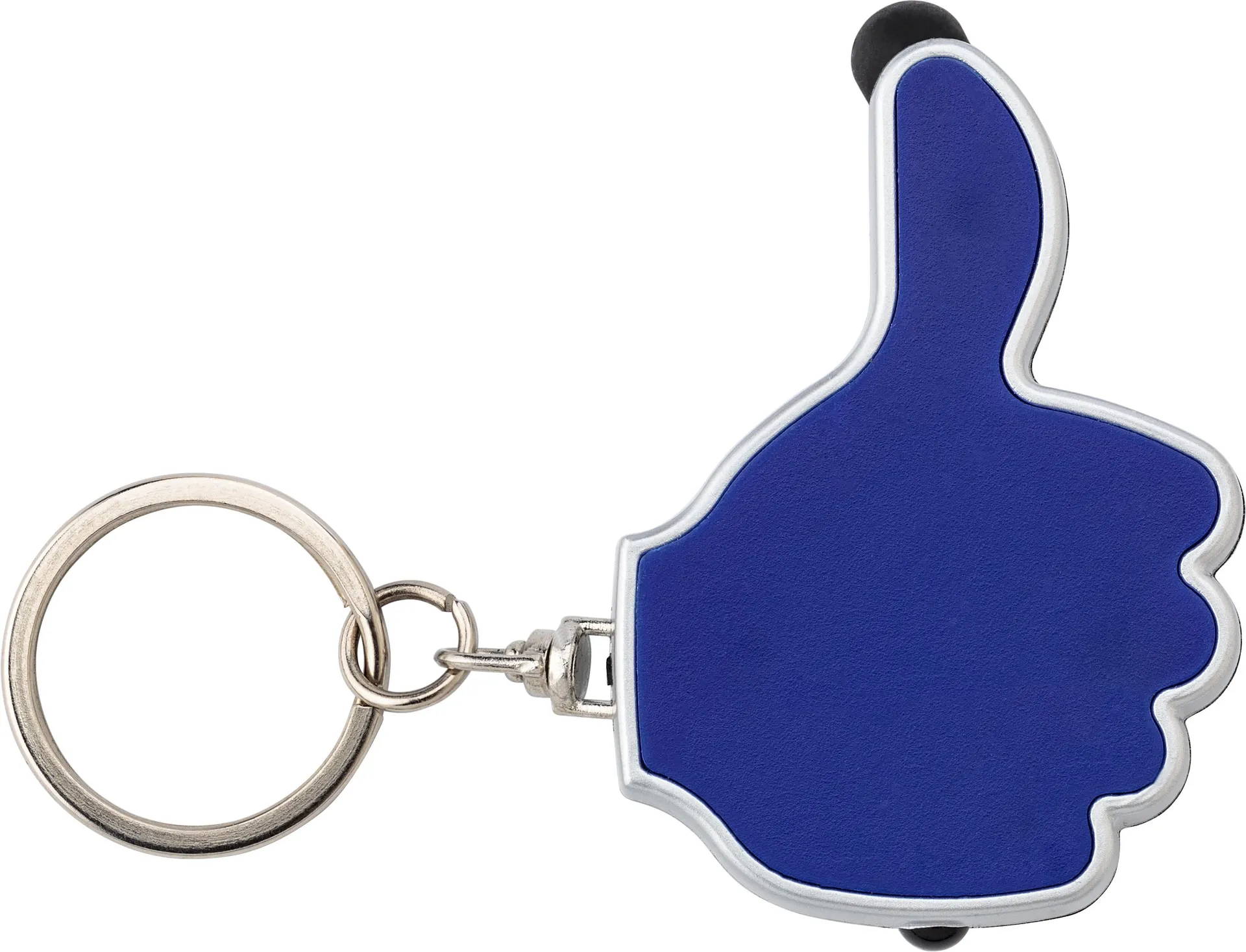 Sleutelhouder Melvin | Kunststof | LED en stylus blauw