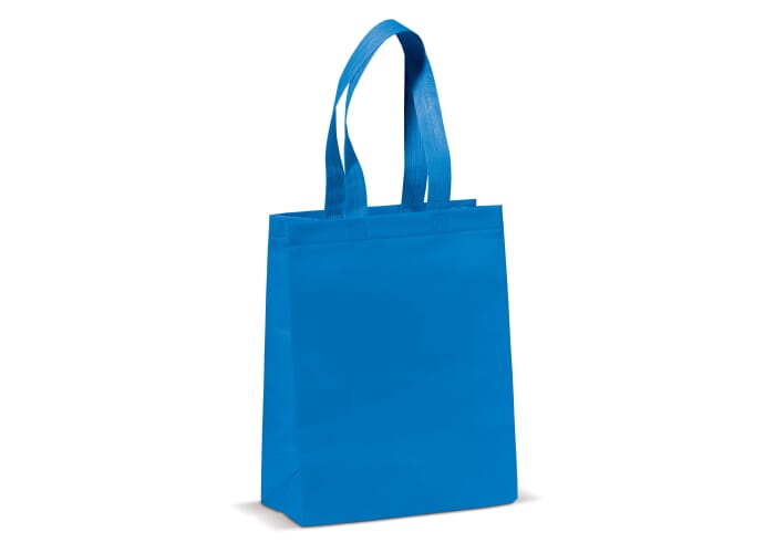 Draagtas gelamineerd non-woven klein 105g/m² Blauw
