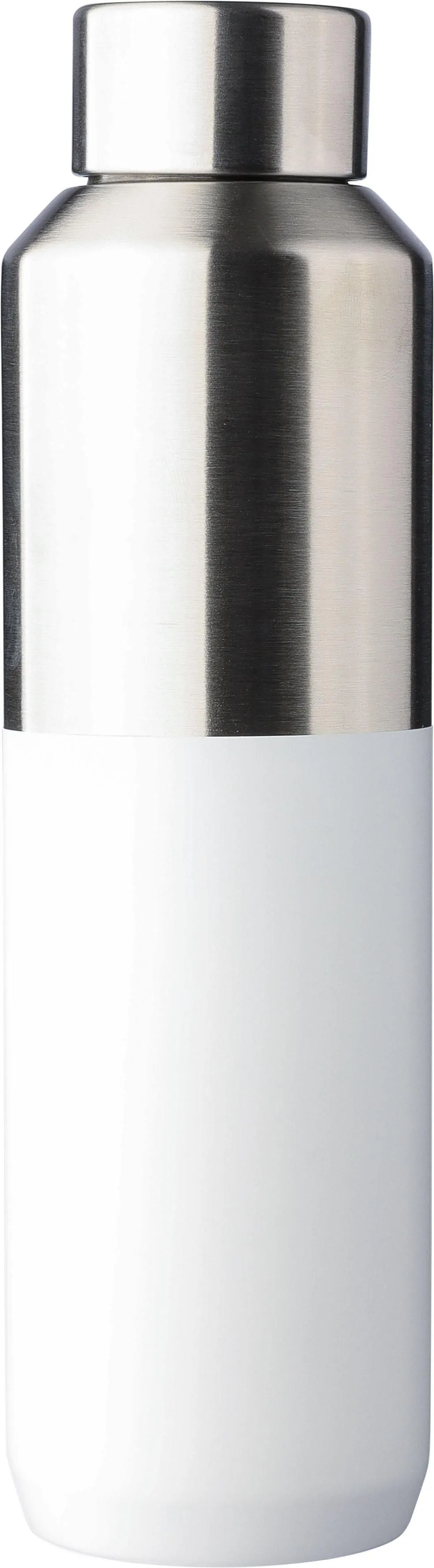 Gerecyclede roestvrijstalen dubbelwandige drinkfles (600 ml) Esen wit