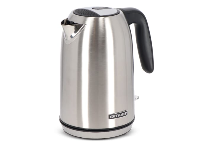 MS-015|Muse Waterkoker Roestvrij Staal  Zilver