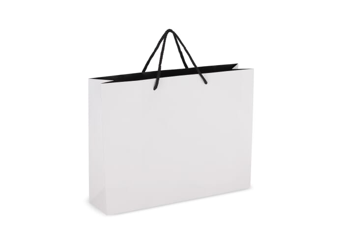 Papieren cadeautas 40 x 12 x 30cm 200g/m² Wit