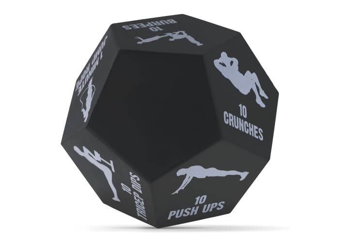 Fitness dobbelsteen Zwart