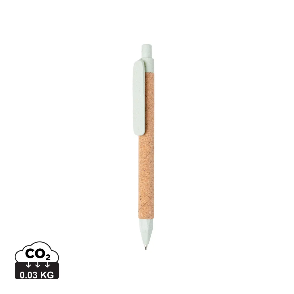 Write tarwestro en kurk pen groen
