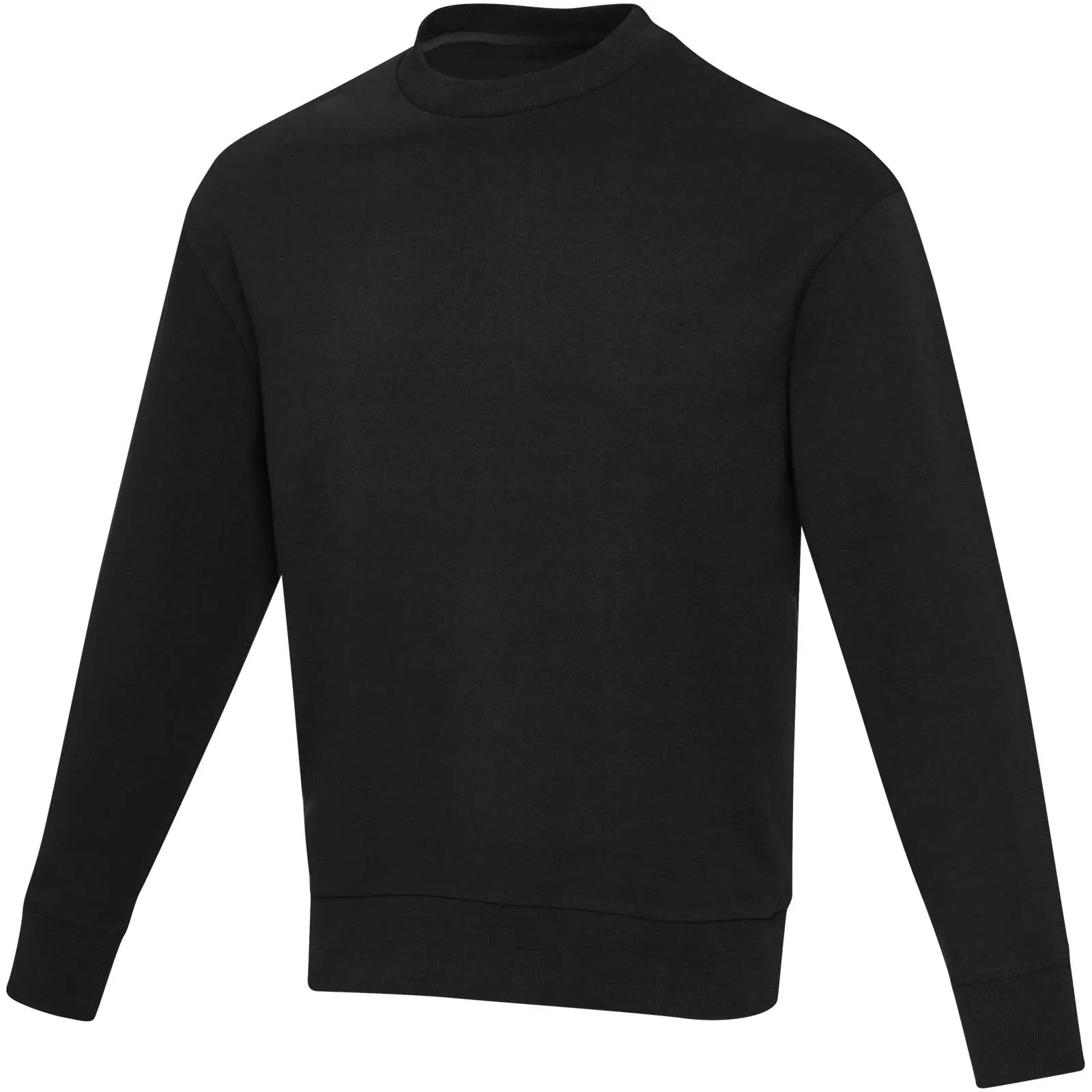 Tin 280 g/m² uniseks Aware™ gerecyclede trui met crewneck Zwart