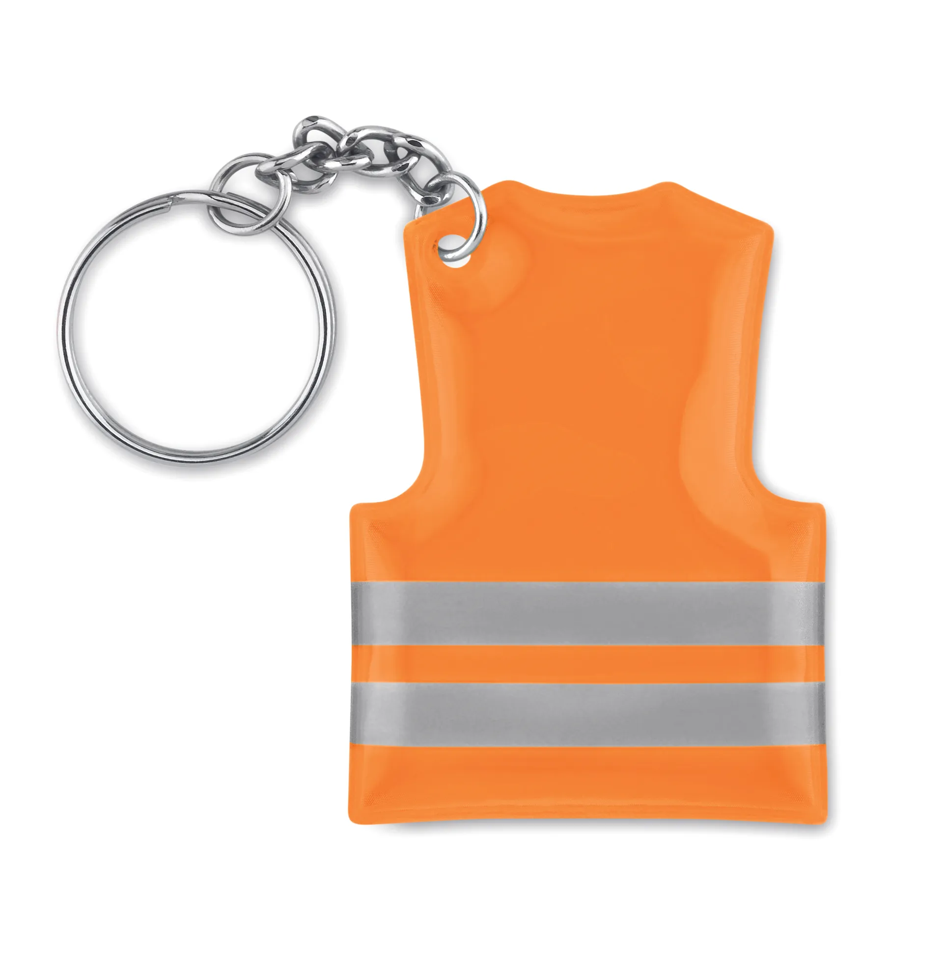 Sleutelhanger veiligheidsvest Neon Oranje