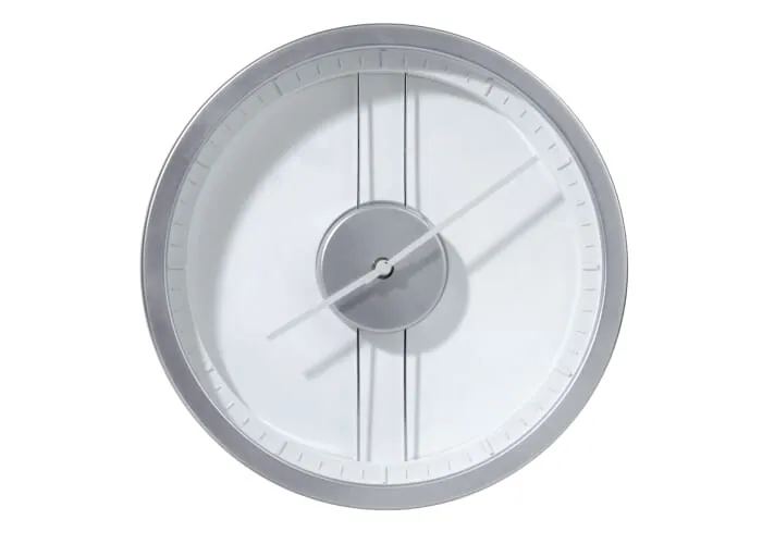 Wandklok Wit