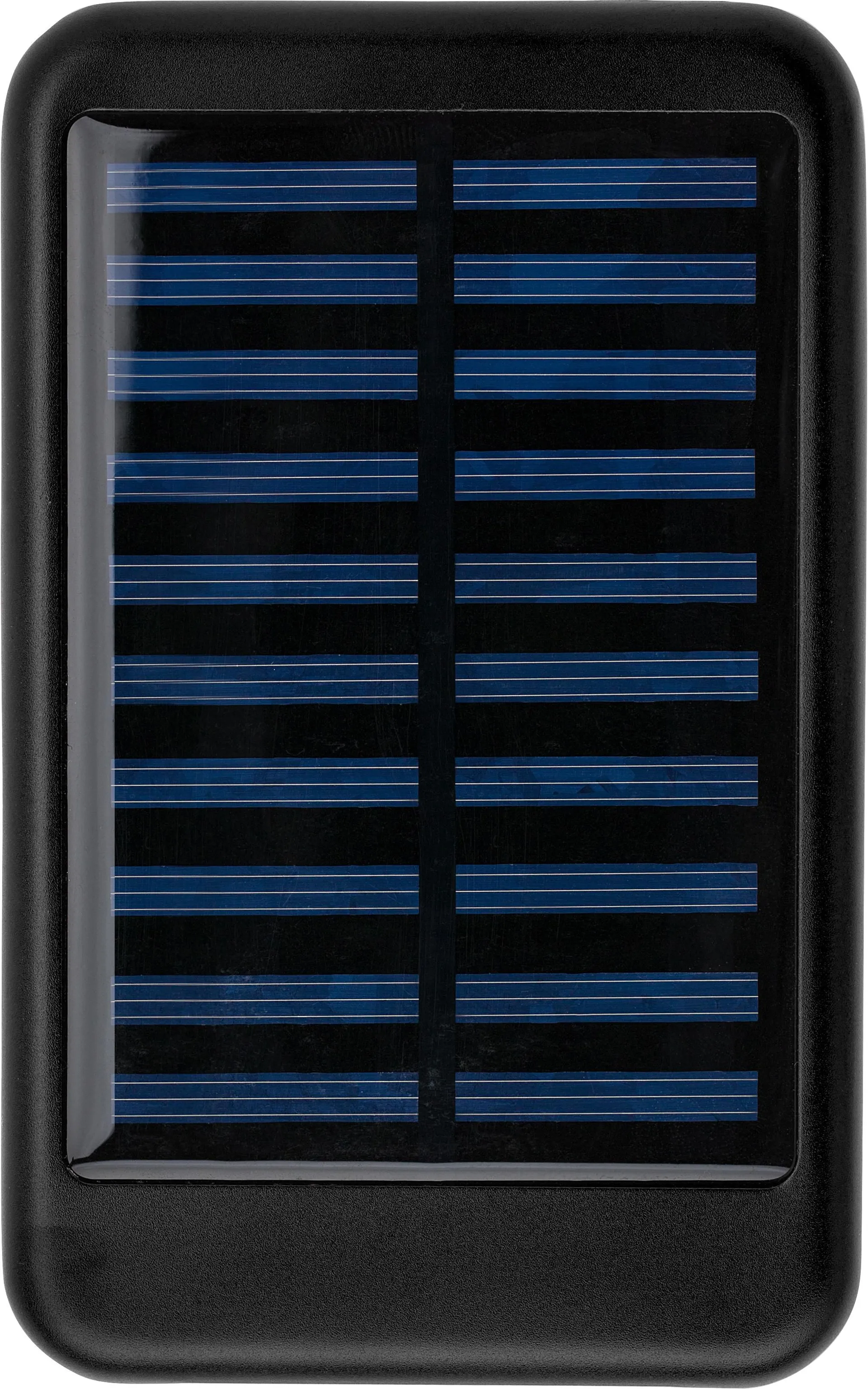 Aluminium zonne-energie powerbank Tycho zwart