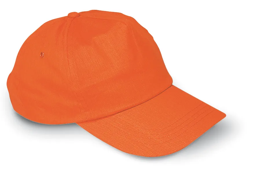 Baseball cap met sluiting Oranje