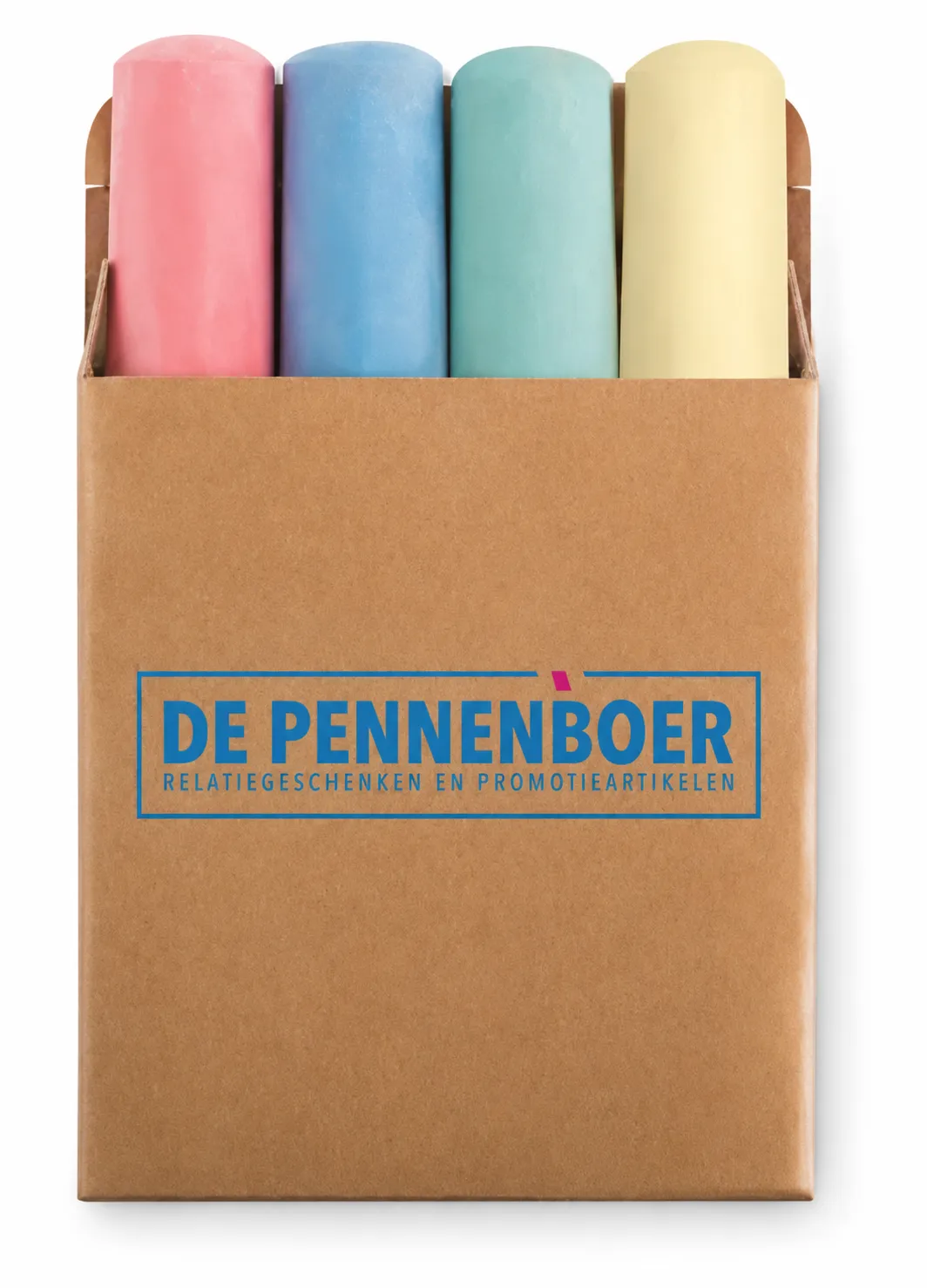Stoepkrijt, 4 kleuren