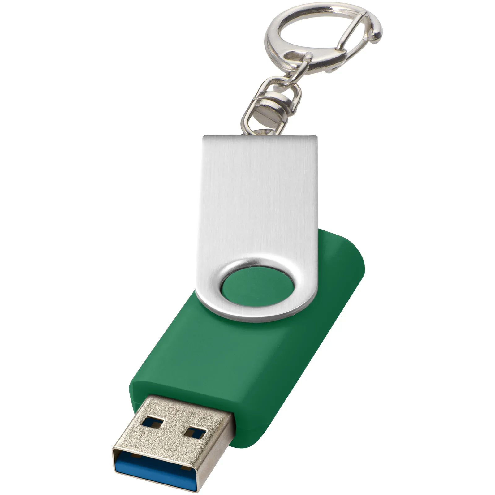 Rotate USB 3.0 met sleutelhanger Groen