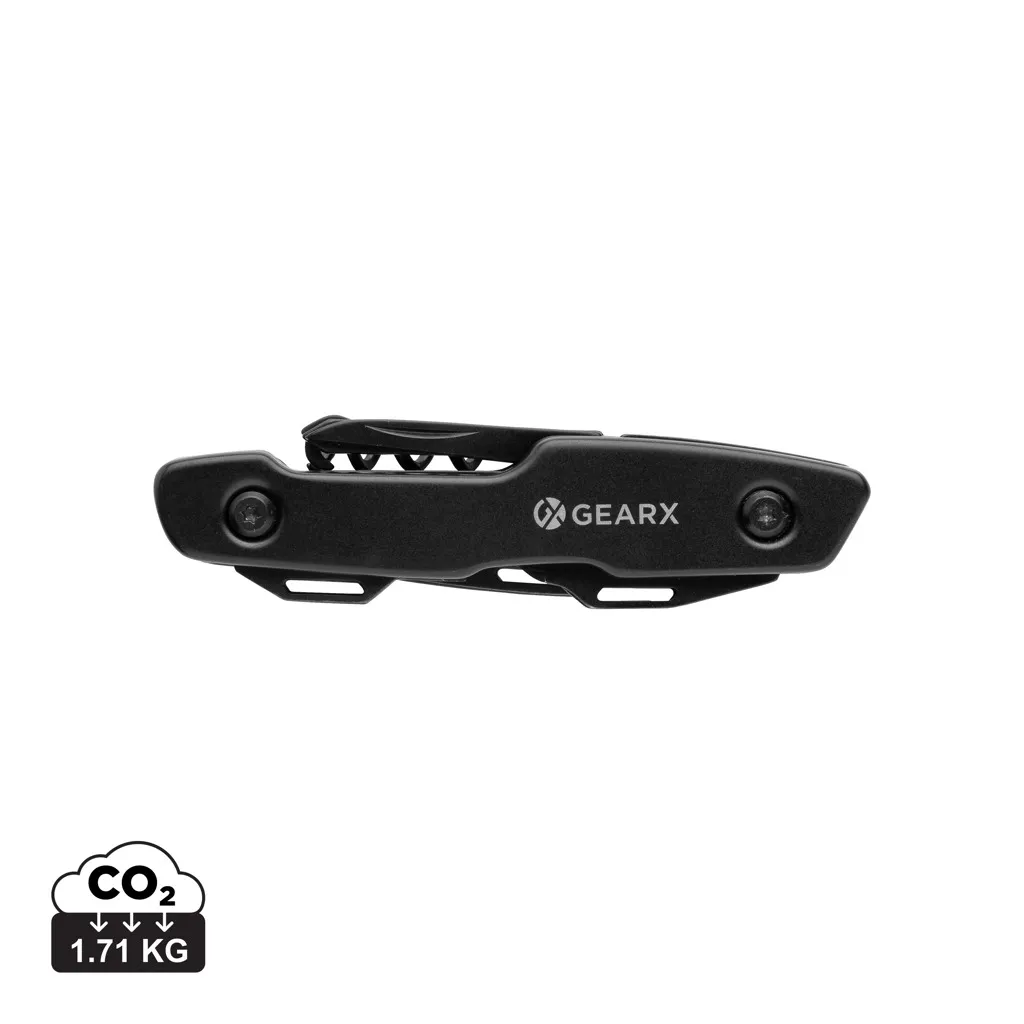 Gear X multifunctioneel mes zwart