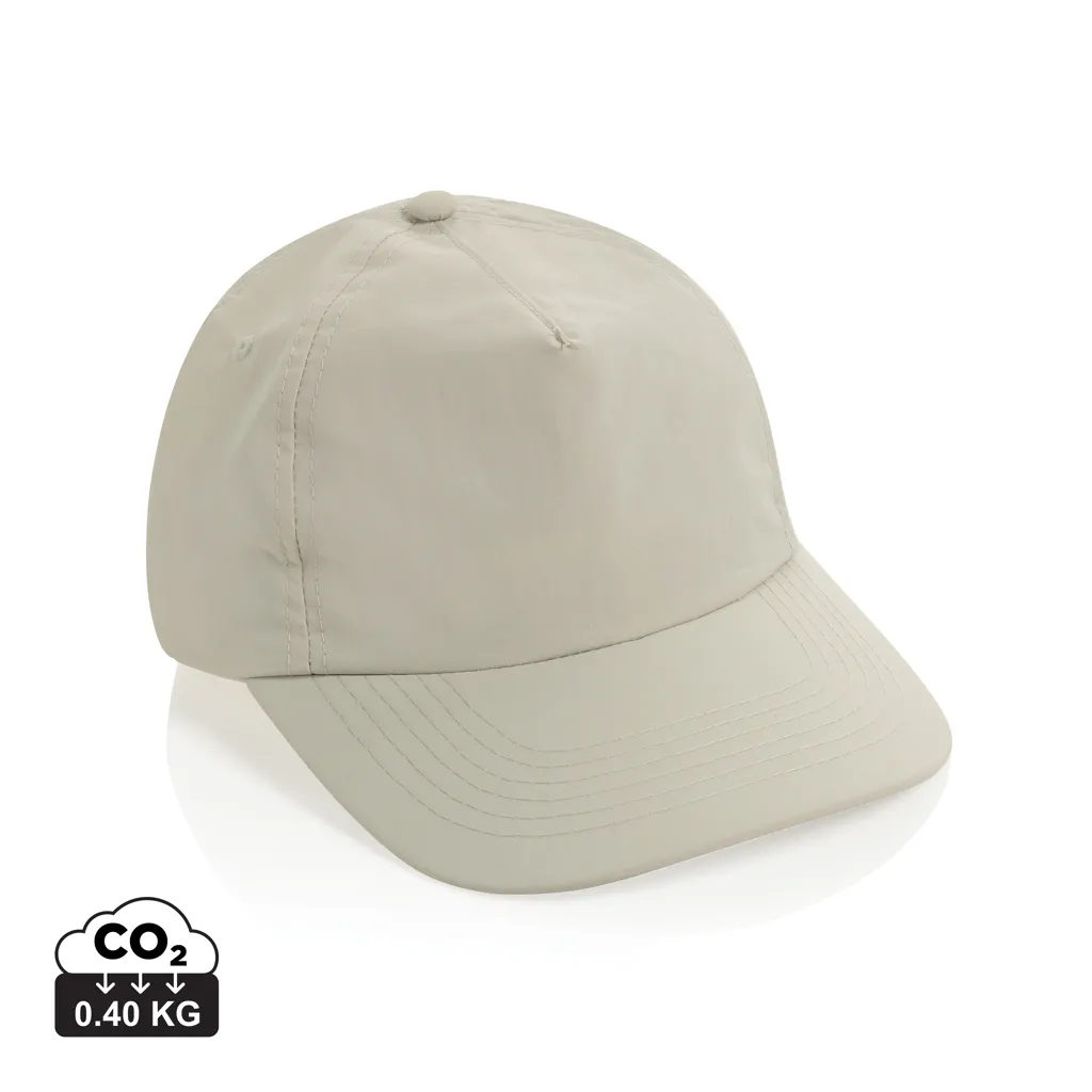 KENTO URBAN RCS gerecyclede nylon 5-panel adventure cap beige