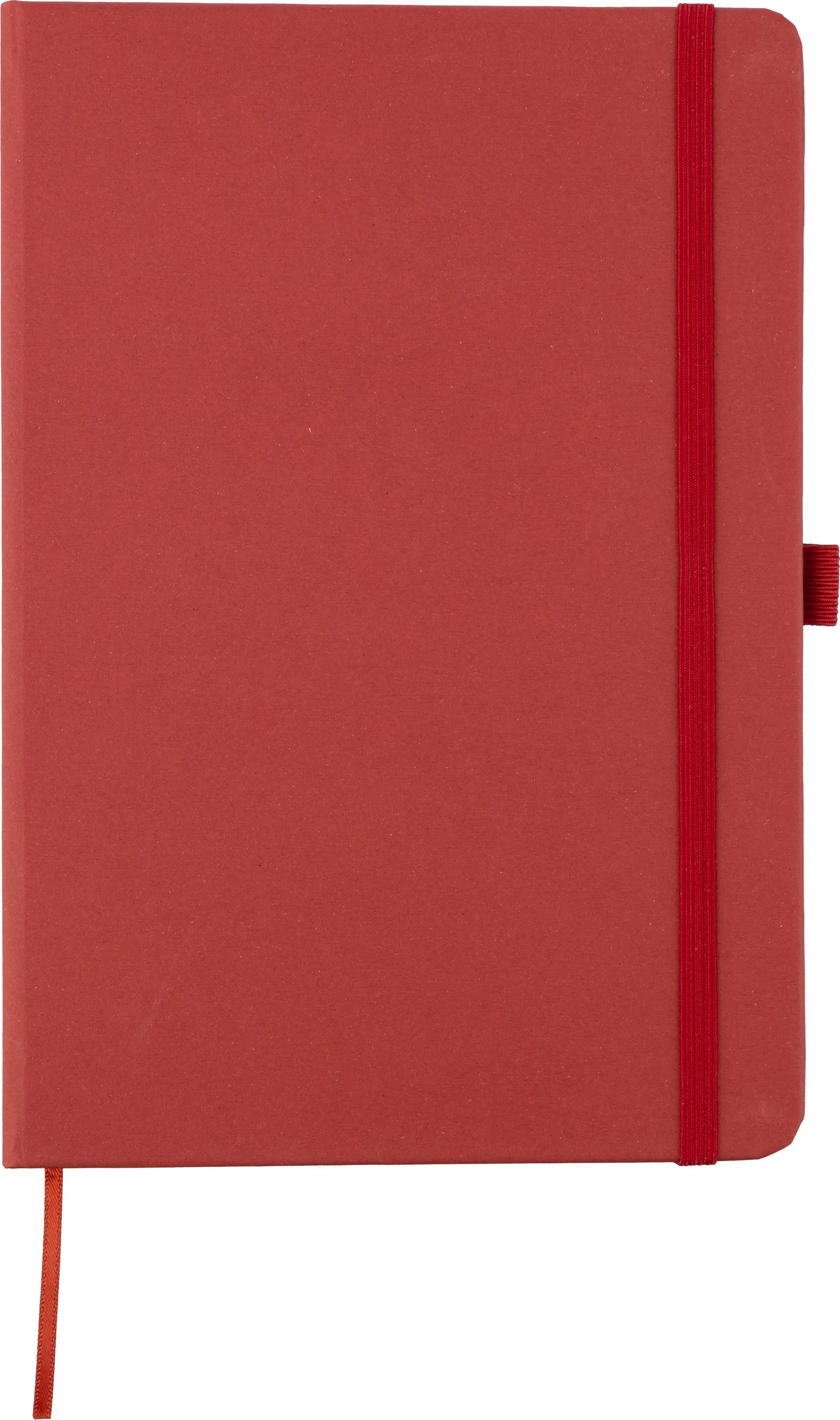 Notitieboek Gertrud | Gerecycled bioafvalpapier | A5 | Gelijnd rood
