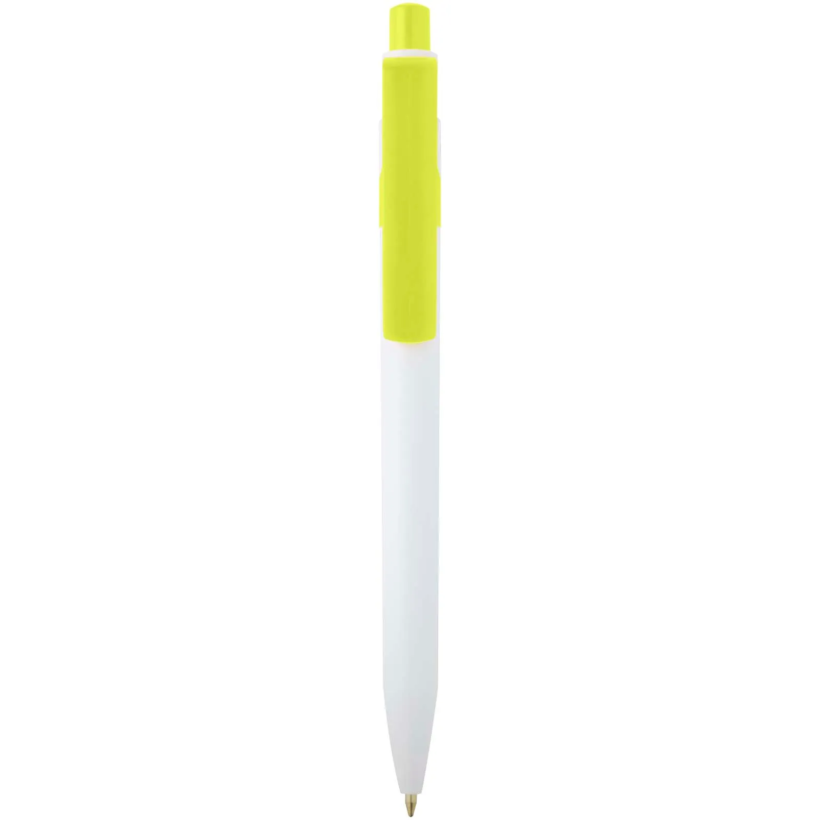 Unica balpen van gerecycled plastic (zwarte inkt) Limegroen