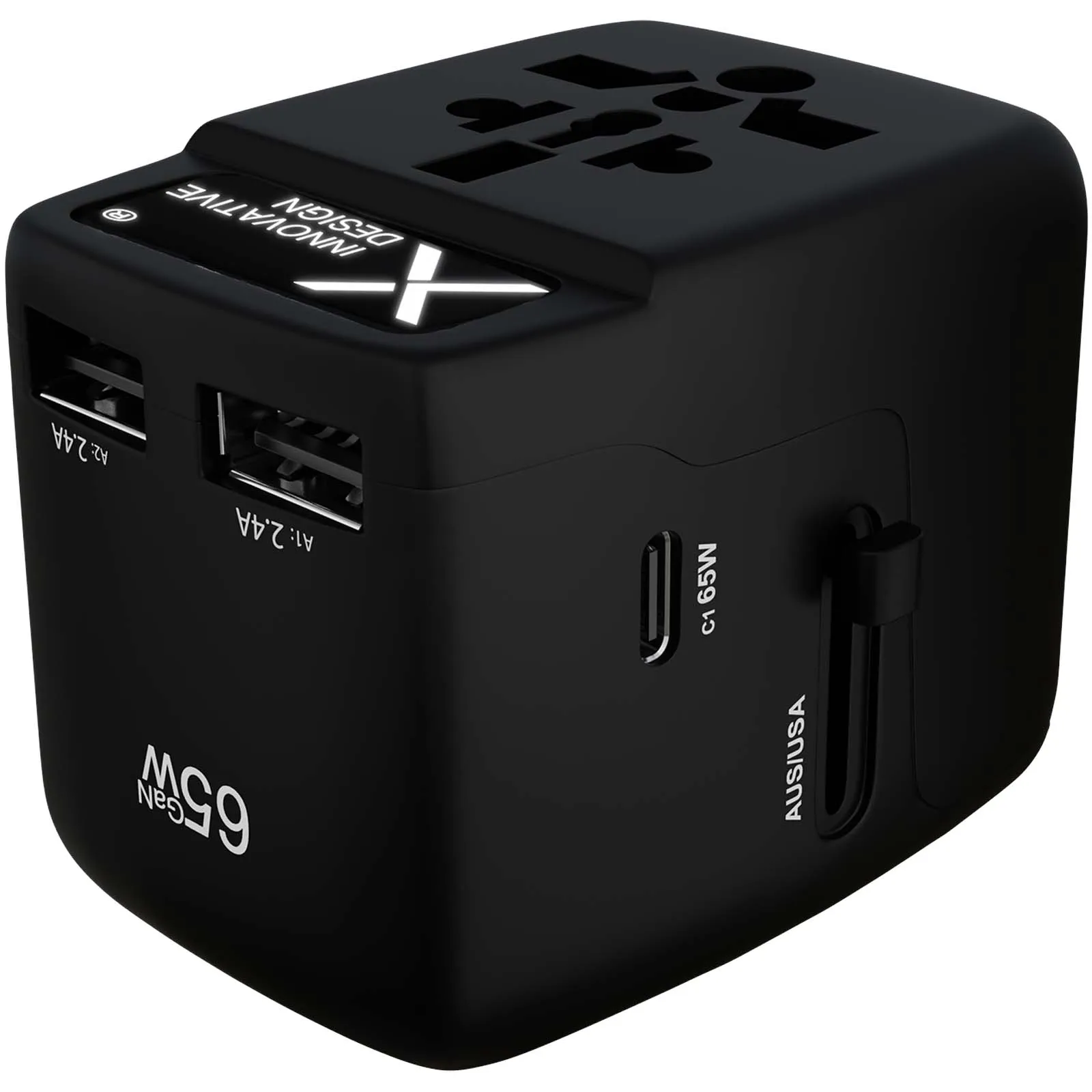 SCX.design T19 universele reisadapter Zwart