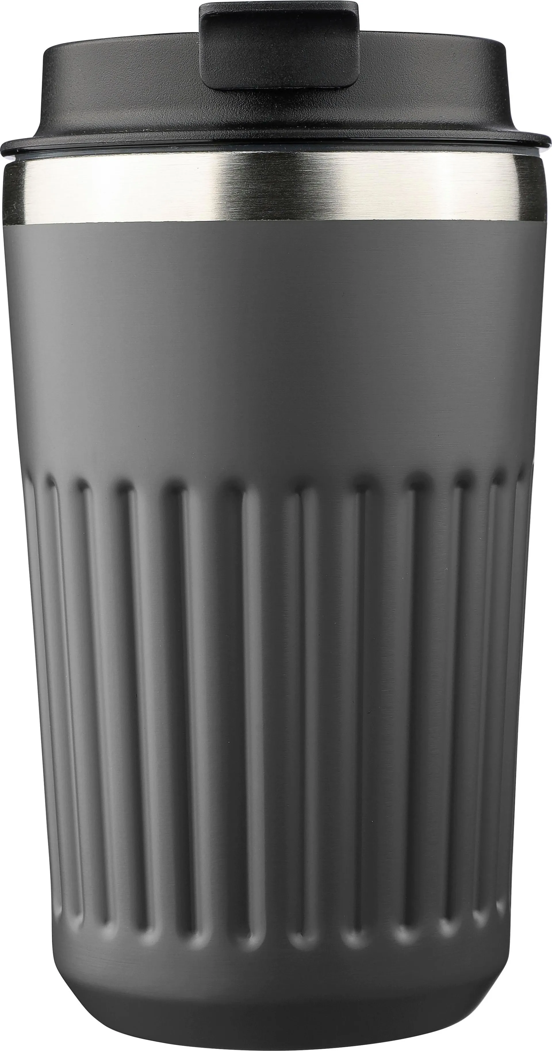Gerecyclede roestvrijstalen reismok (400 ml) Chiara grijs
