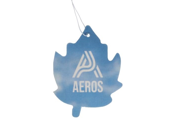 Auto luchtverfrisser blad met lentegeur