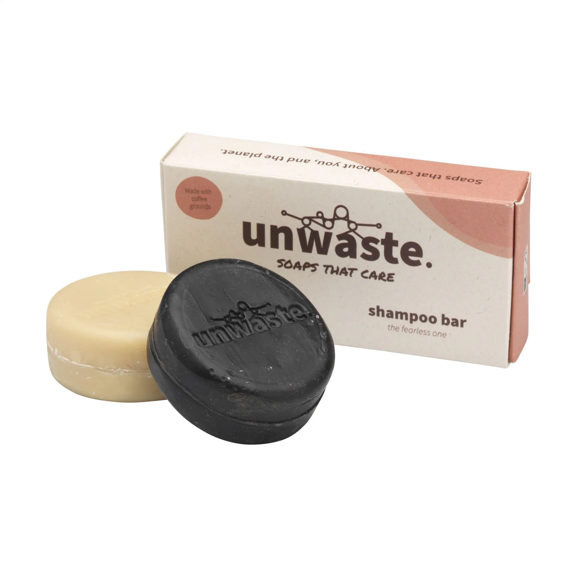 Unwaste Duopack Scrub & Shampoo bar bruin