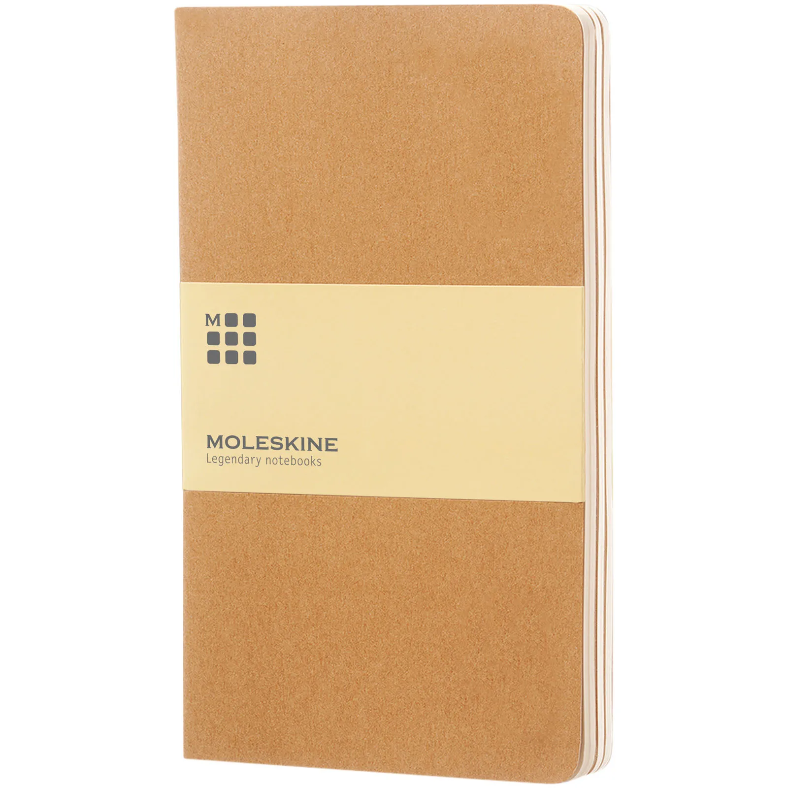 Moleskine Cahier Journal L - effen Kraftbruin