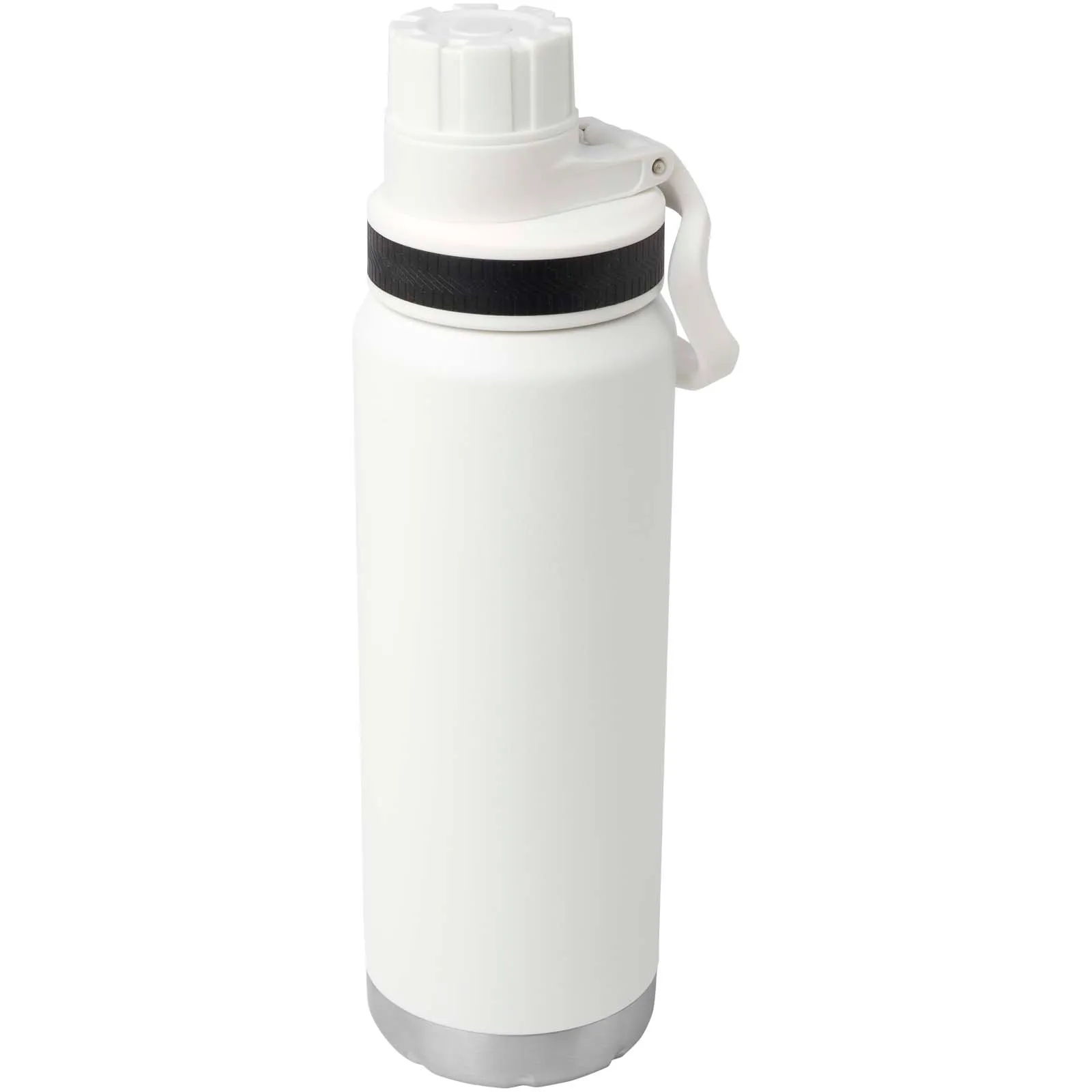 Fortis 700 ml RCS-gecertificeerde waterfles van gerecycled roestvrij staal met koperen vacuümisolatie (geschikt voor koolzuur Wit
