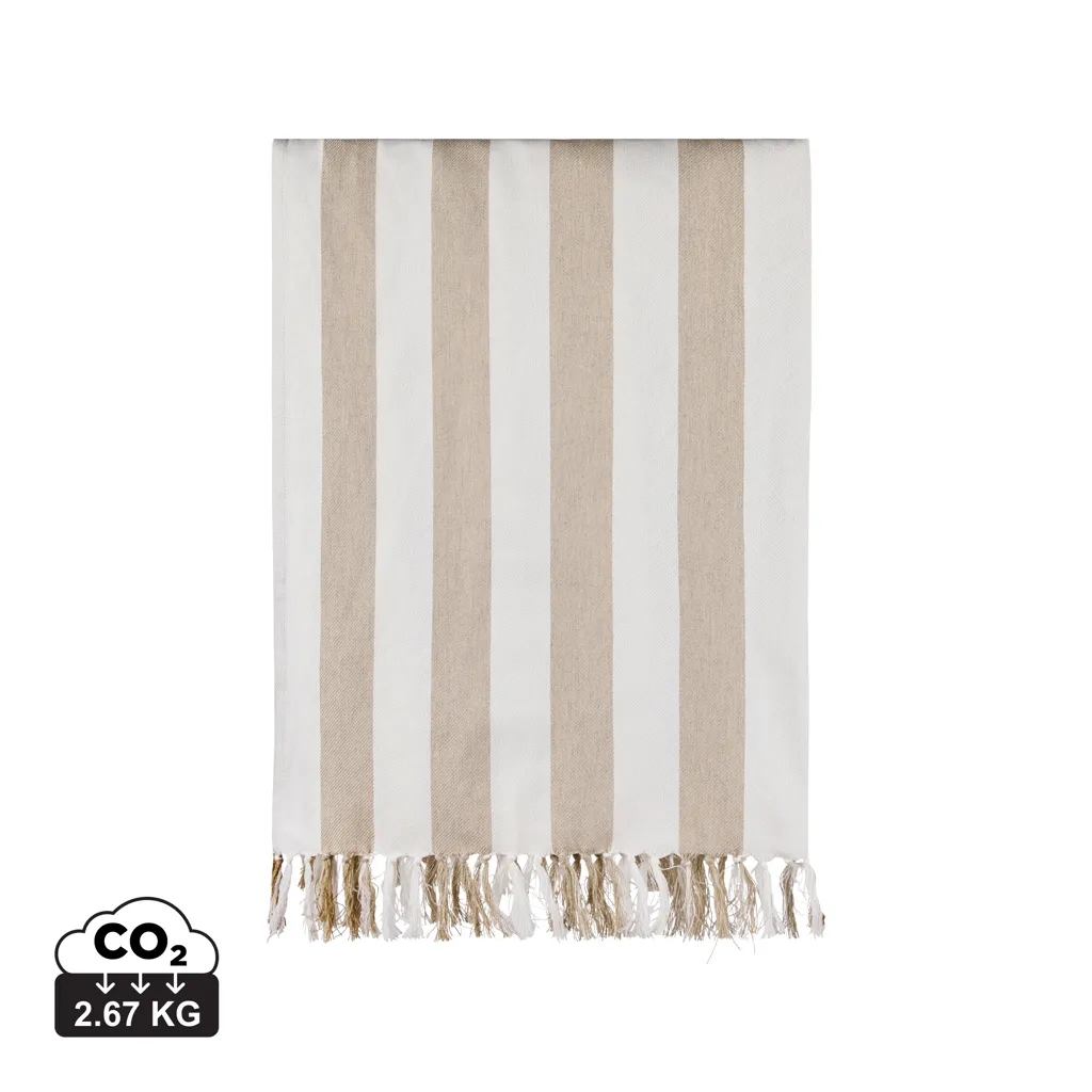 VINGA Ornos GRS katoenen hamamdoek beige