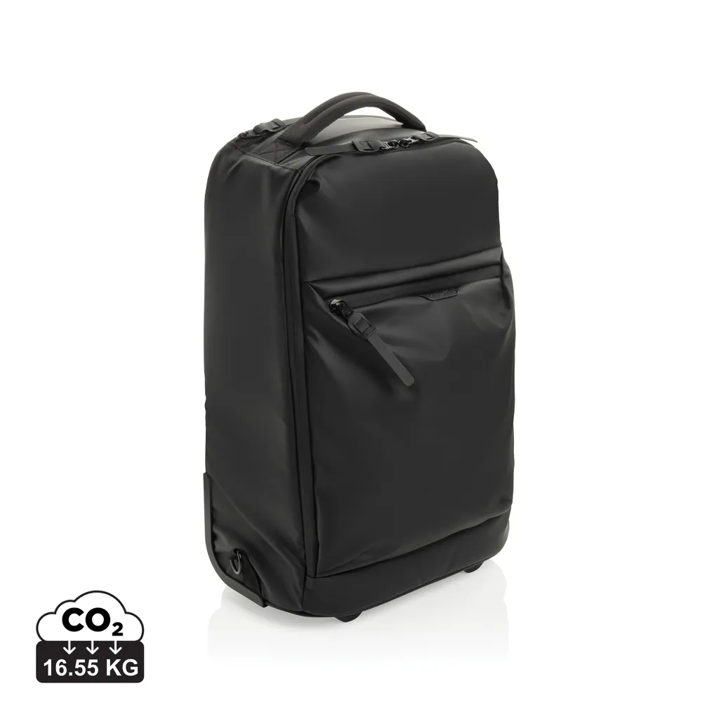 Swiss Peak OSLO RCS trolley-duffeltas/rugzak zwart