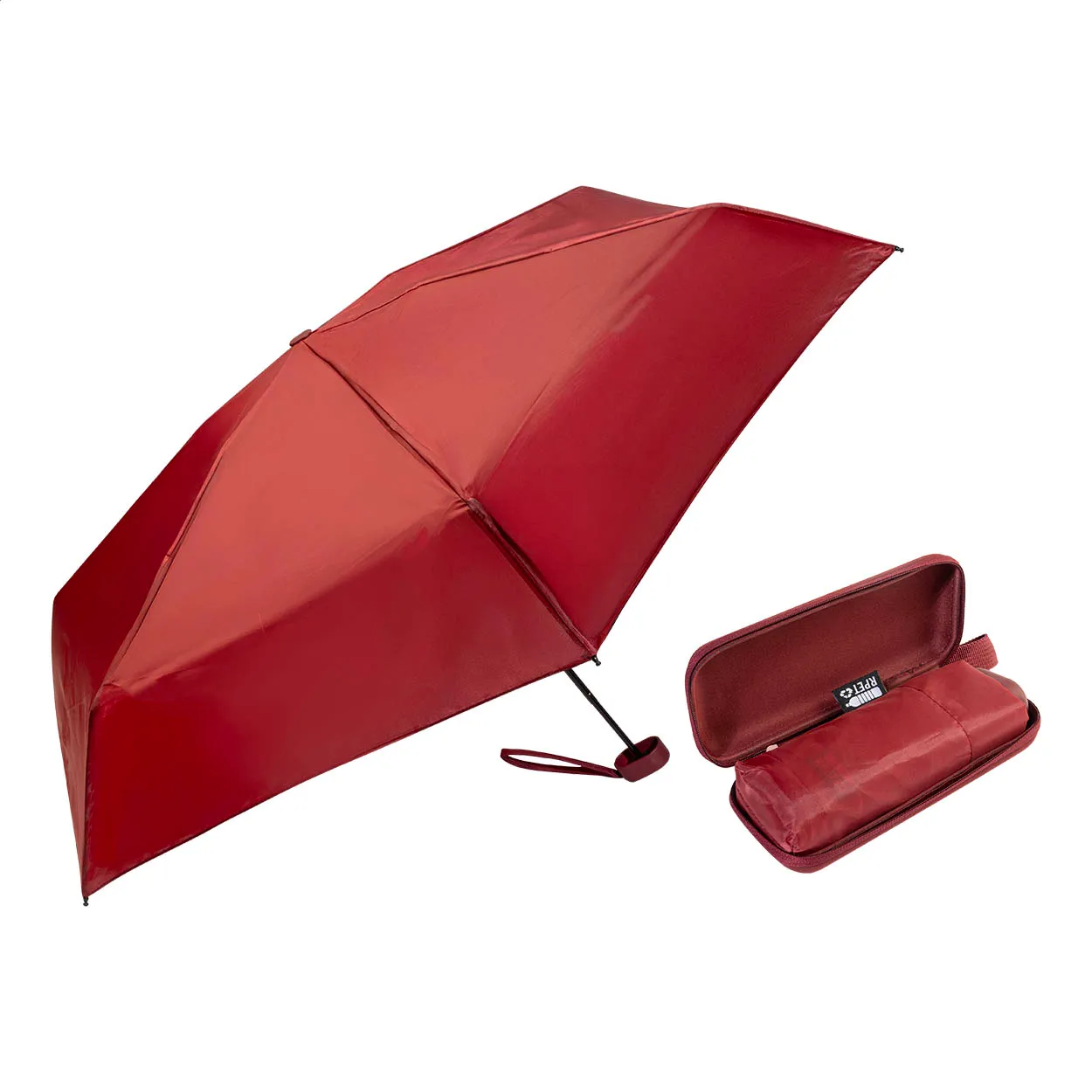 Fractus mini RPET paraplu claret