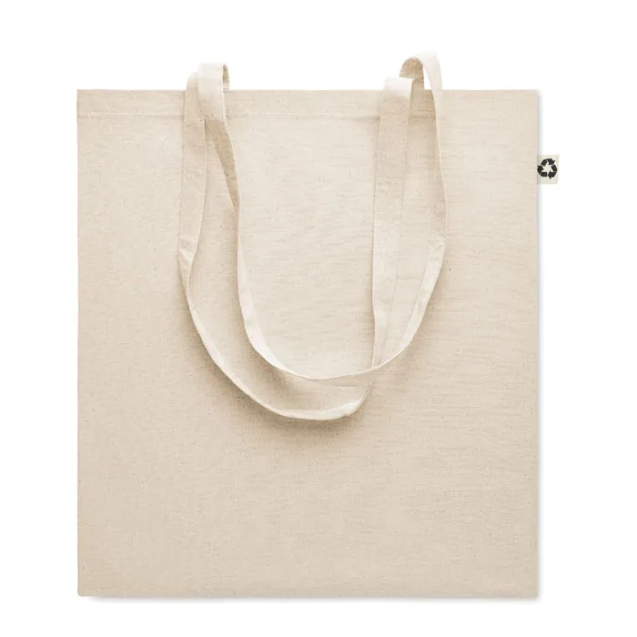 Boodschappentas recycled katoen Beige