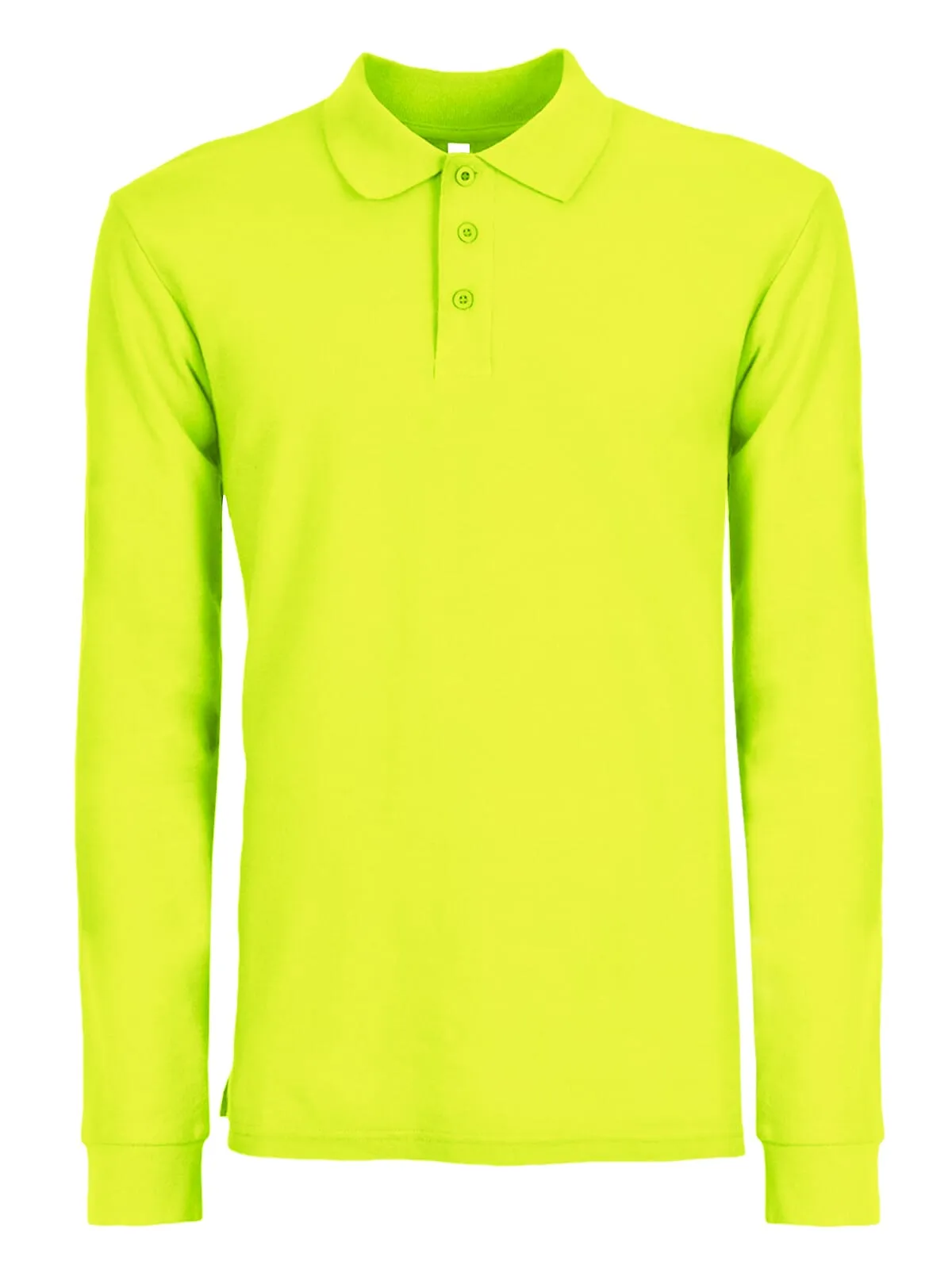 BS Evolution long sleeve polo, 180 gr/m² Safety Yellow