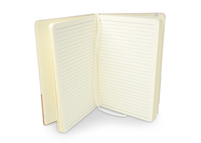 Notitieboek katoen &amp; kurk A5 Natuur