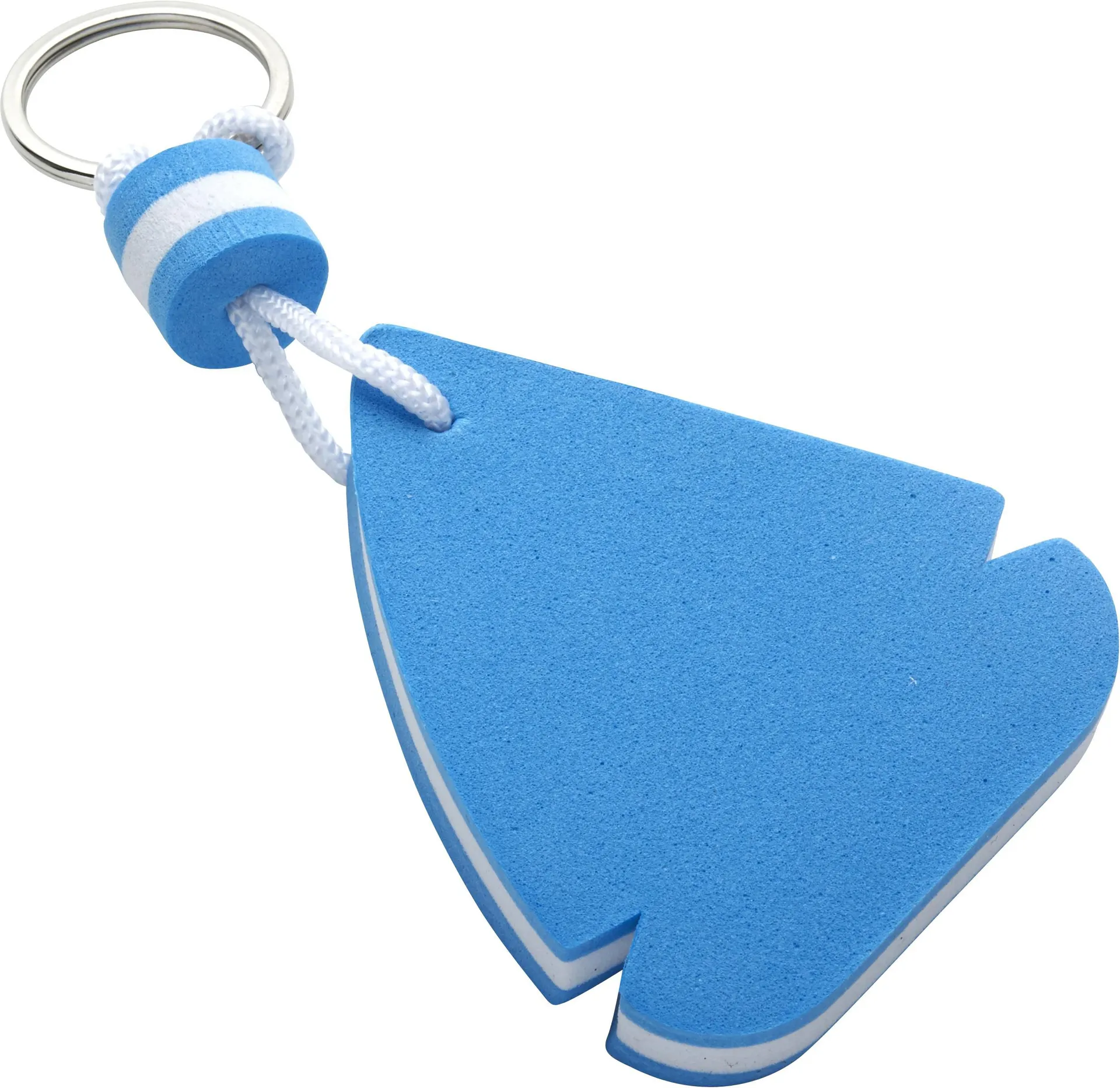 EVA sleutelhanger Cyrus blauw/wit