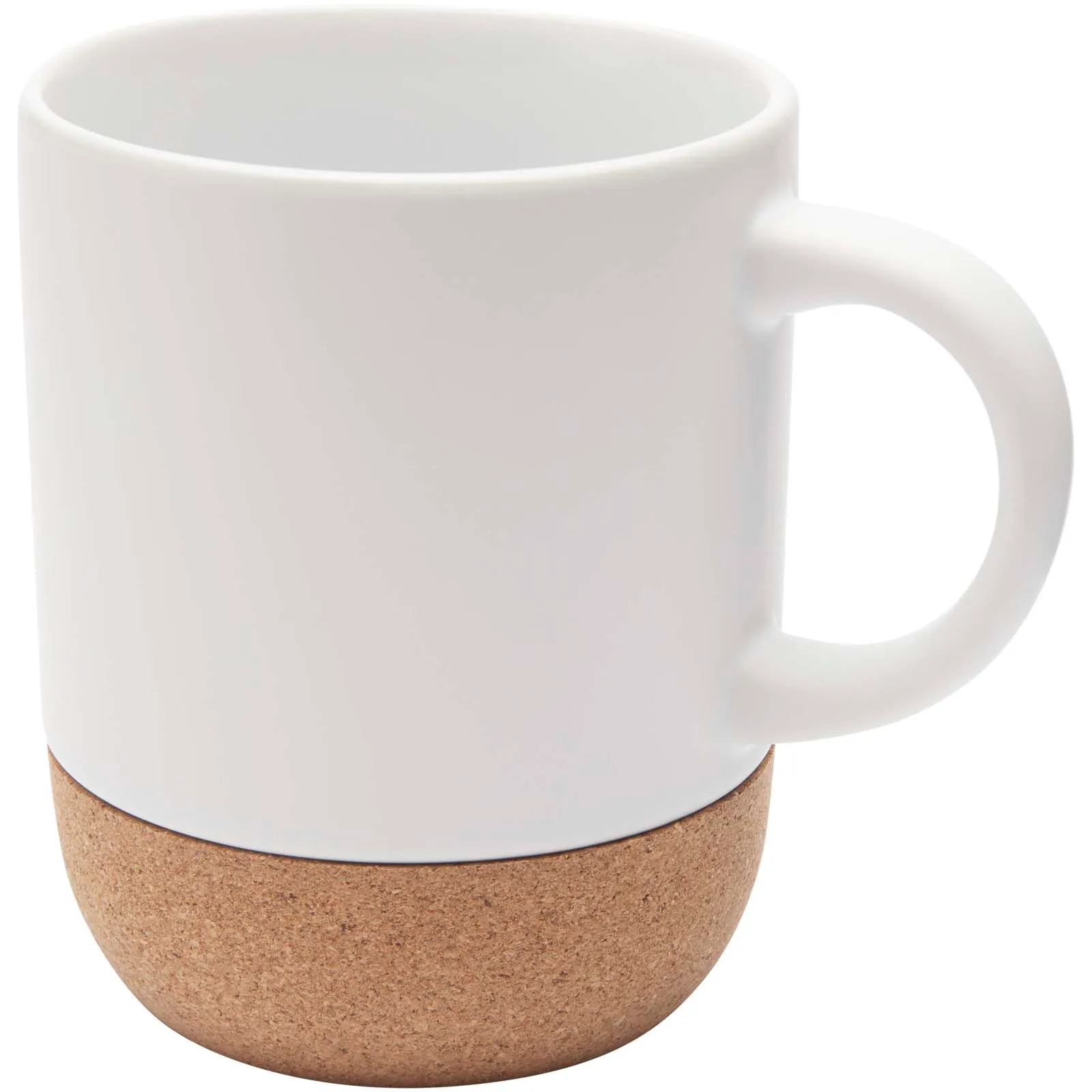 Billie 300 ml mok voor sublimatie van keramiek met kurkdetails Wit