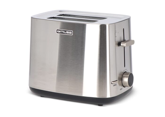 MS-115|Muse Toaster Roestvrij Staal Zilver