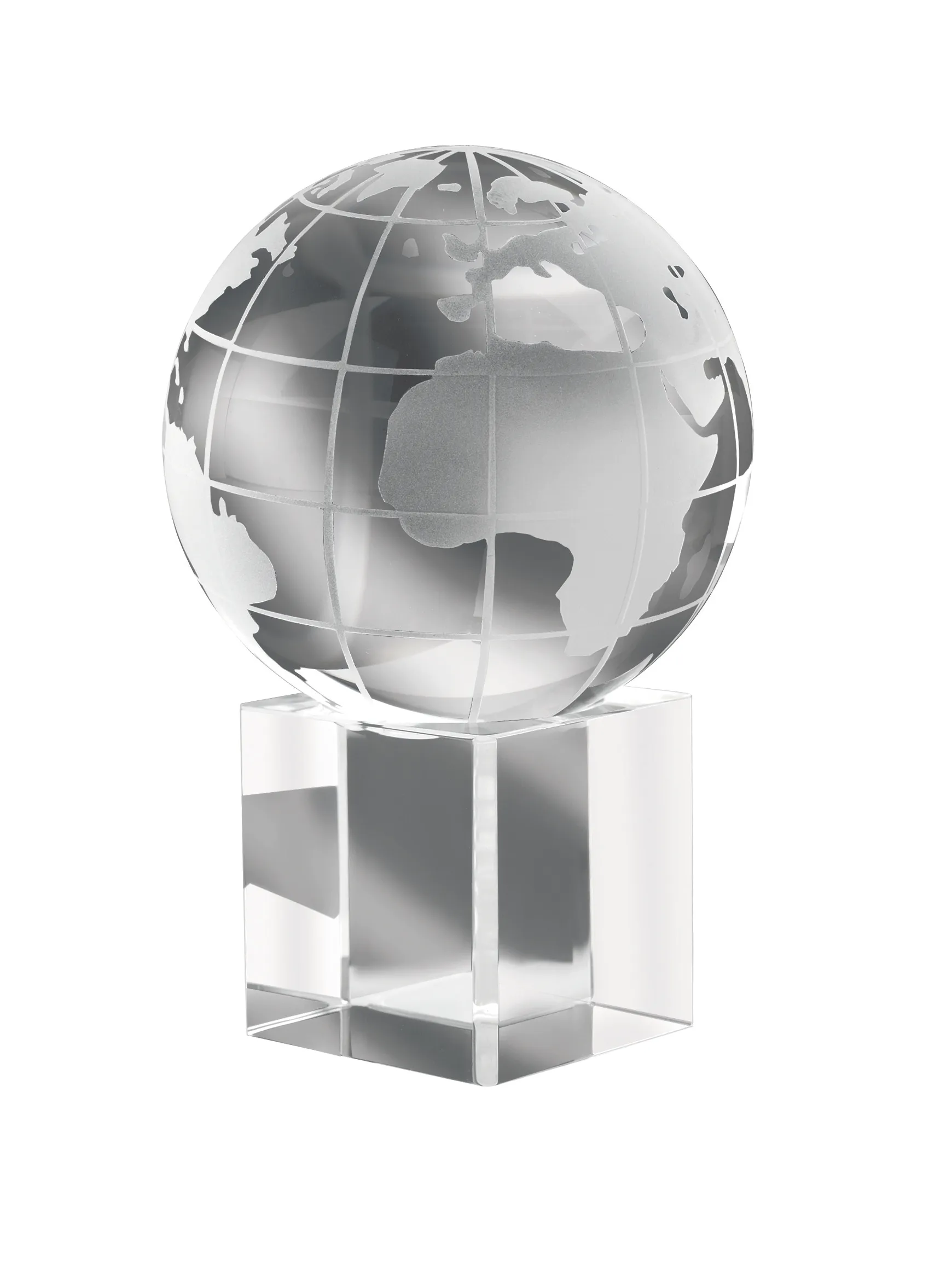 Presse-papier van glas Transparant