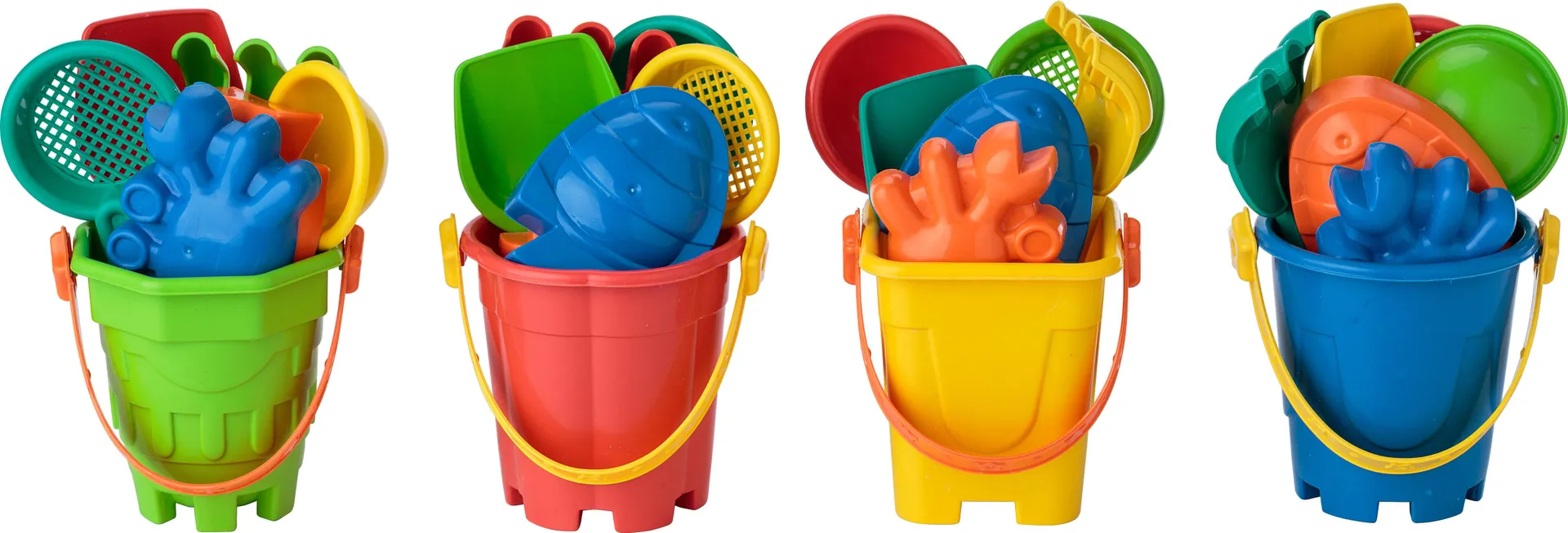 Gerecyclede PP strandemmer Mateo custom/multicolor